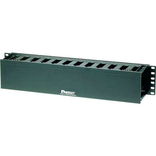 PANDUIT ( パンドウイット ) ヒンジ式ダクト型 水平ケーブル管理パネル 表面ダクト2U (